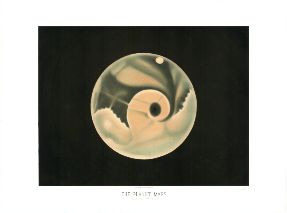 Trouvelot- The Planet Mars