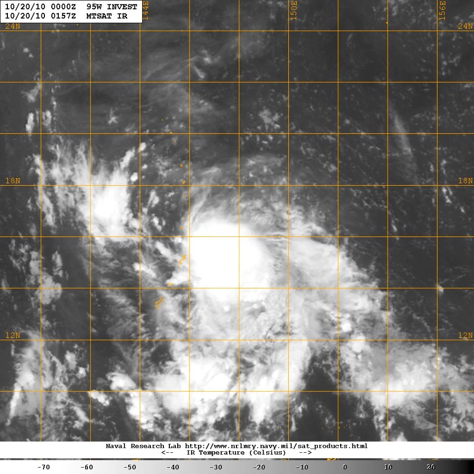 Tropical Depression October 20 2010