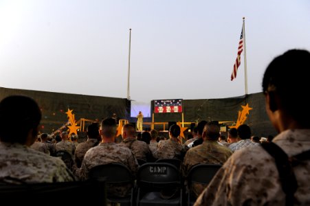 Troops compete in talent show in Afghanistan 120804-N-UH337-016