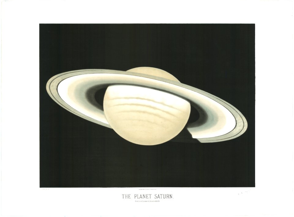 Trouvelot - The Planet Saturn