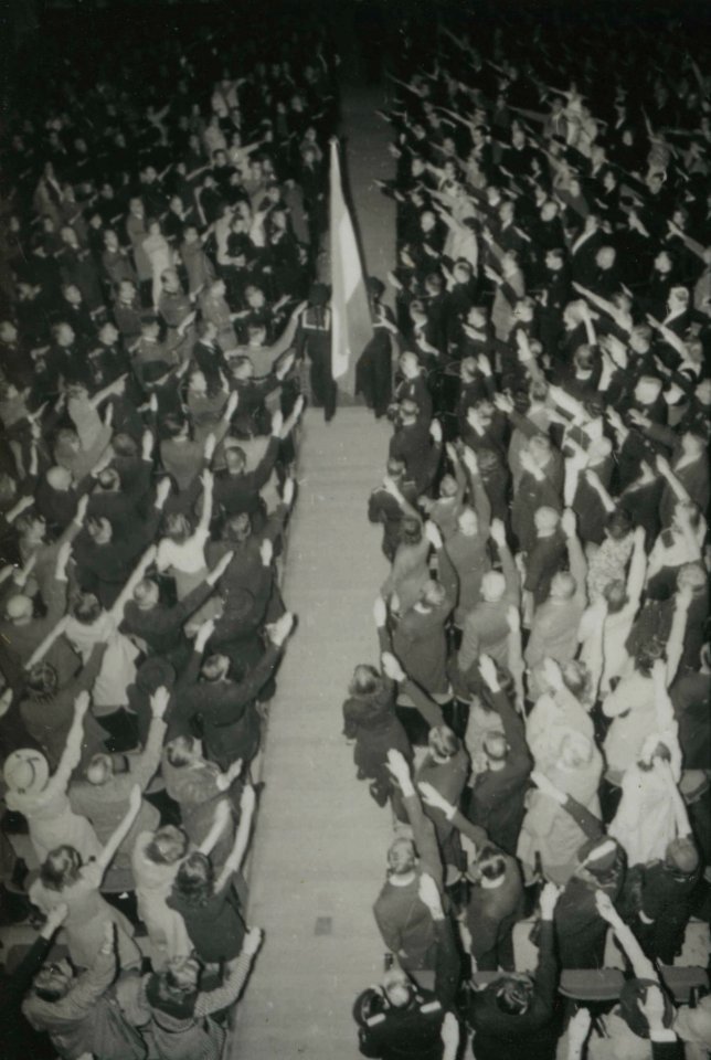 Trouwbetuiging aan den Führer - Fotodienst der NSB - NIOD - 156226
