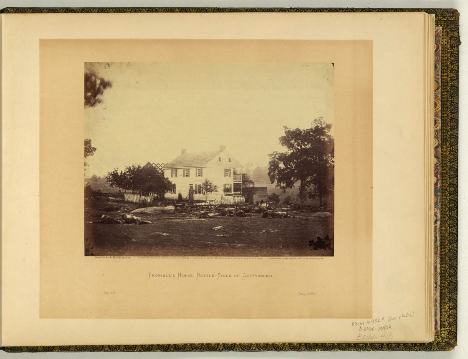 Trossell's House, battle-field of Gettysburg - negative by T.H. O'Sullivan. positive by A. Gardner. LCCN2006692513