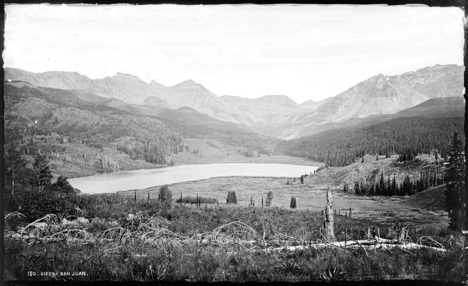 Trout lake and western San Juan Mountains. Telluride Quadrangle. Colorado. - NARA - 517101