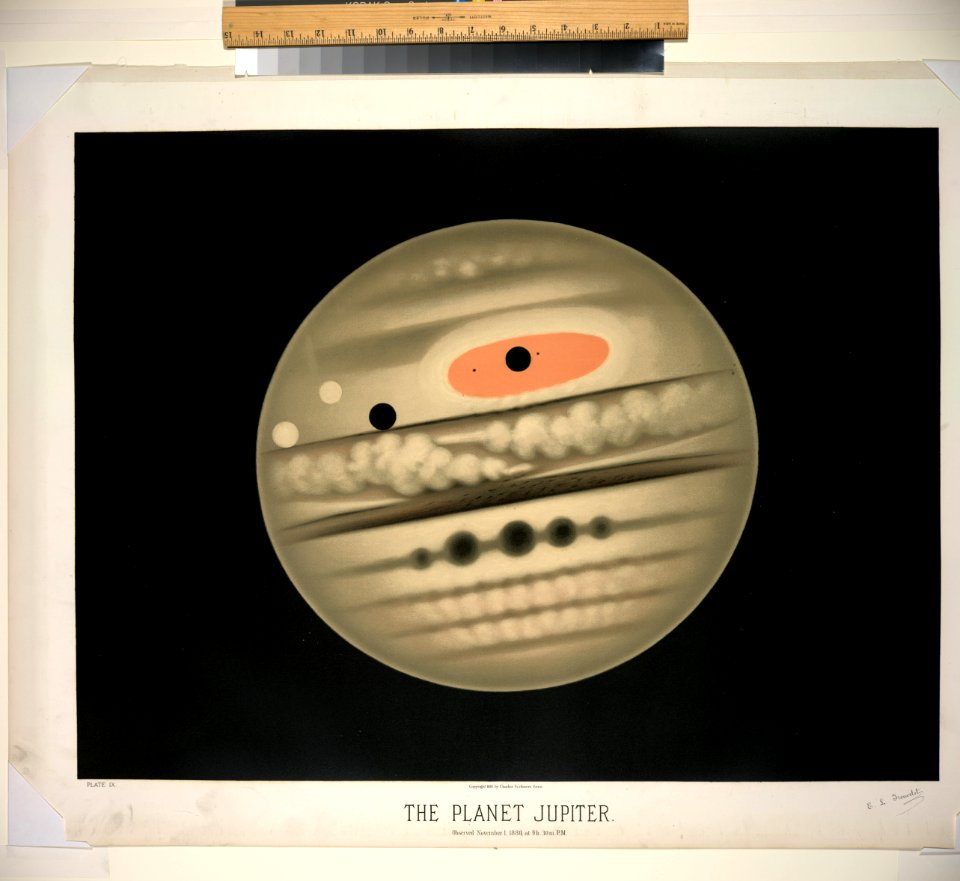 Trouvelot - Jupiter 1880