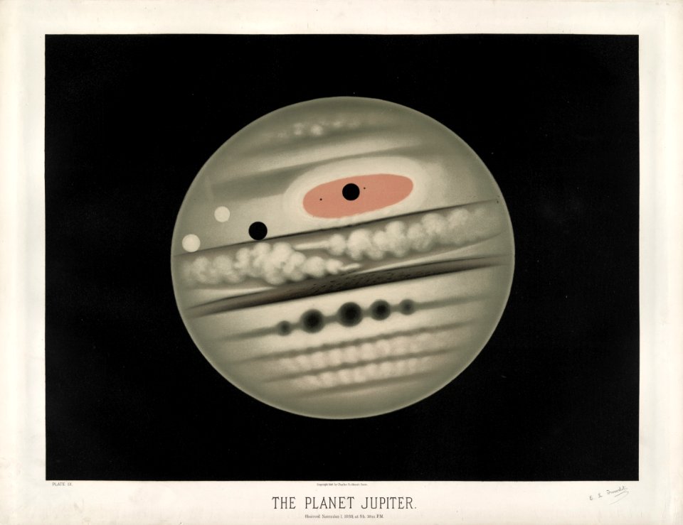 Trouvelot - Jupiter - 1880