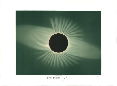 Trouvelot - The Total Eclipse of the Sun