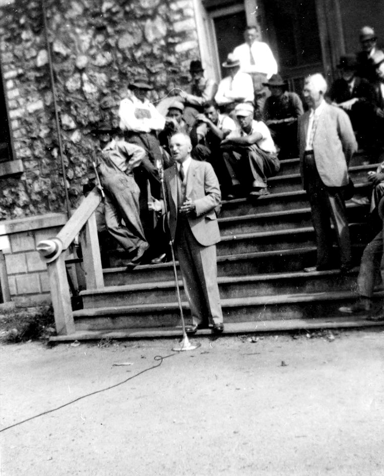 Truman campaigning in 1934