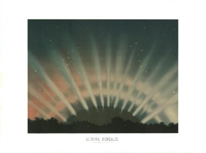 Trouvelot - Aurora Borealis