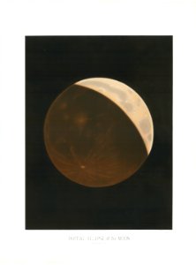 Trouvelot - Partial Eclipse of the Moon photo