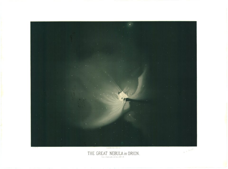 Trouvelot - The Great Nebula of Orion