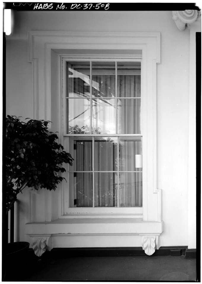 Truman Balcony 508. Exterior Elevation of Window