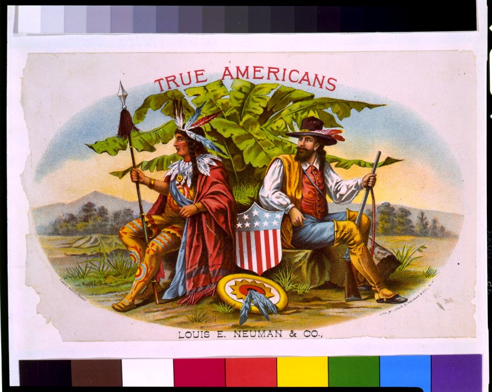 True Americans - lith. by Louis E. Neuman & Co., N.Y. LCCN92509232