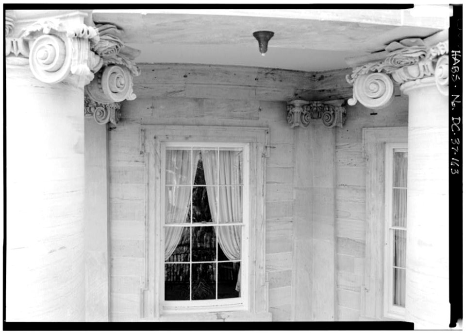 Truman Balcony 163. Upper Portion of East Window to Sitting Room