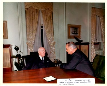 Truman with LBJ