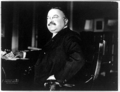 Truman Handy Newberry, half-length portrait, seated at desk, facing slightly left LCCN89714880