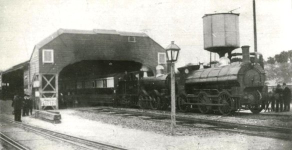 Truro last broad gauge service 20 May 1892 (1256 and 3557) 20-05-1892 photo