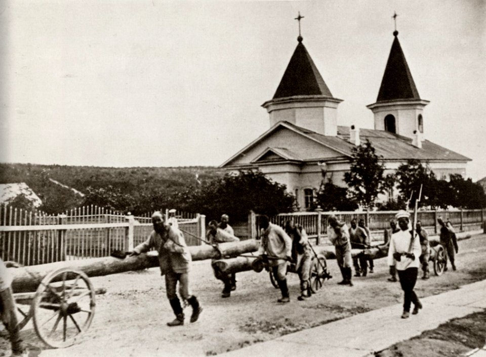 Tschechow, Anton - Transport von Baumstämmen in Due, Sachalin (Zeno Fotografie)
