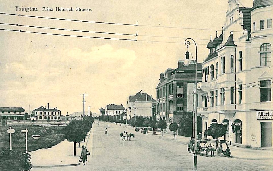 Tsingtau Prinz Heinrich Strasse 1910
