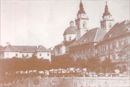 Tržnica in Pogačarjev trg 1890 photo