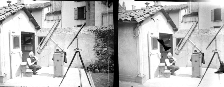 Trutat, Eugene - Bibliotheque de Toulouse - Eclipse du 30-08-1905, Foix (pd)