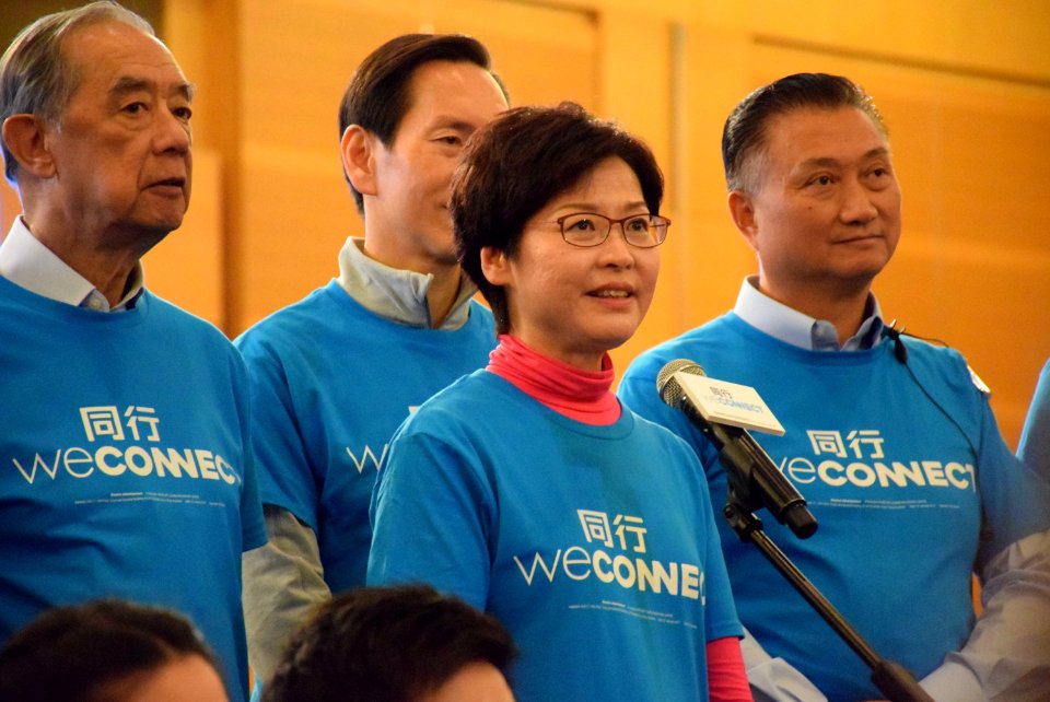 Tsang announcement to run for hk ceo 2