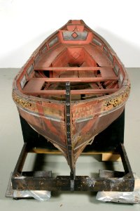 Tsar Peters båt, snett uppifrån - Livrustkammaren - 5338