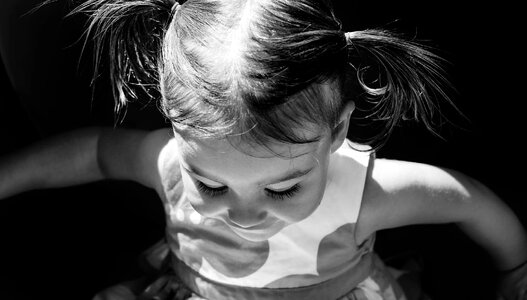 Slide playground girl