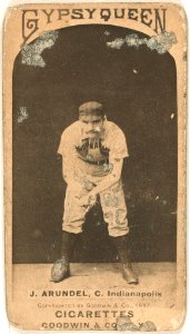 Tug Arundel, Indianapolis Hoosiers, baseball card portrait LCCN2007680724
