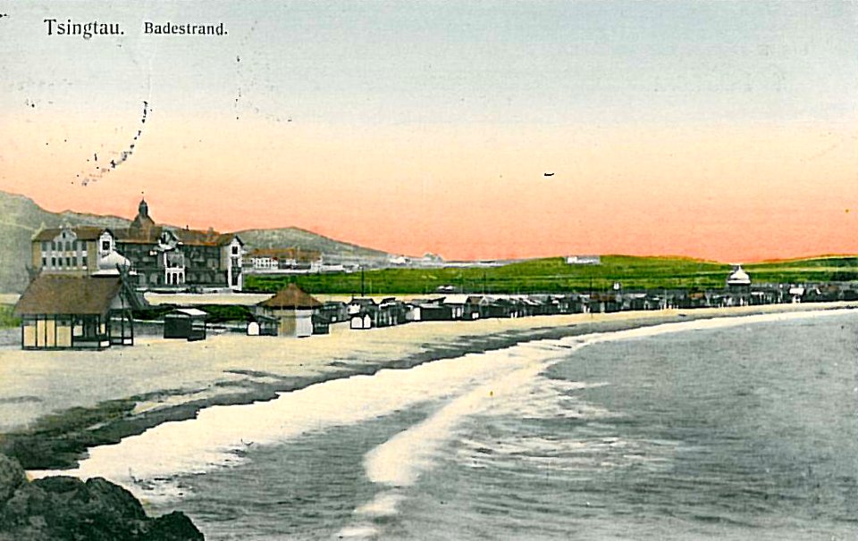 Tsingtau Badestrand ca 1900