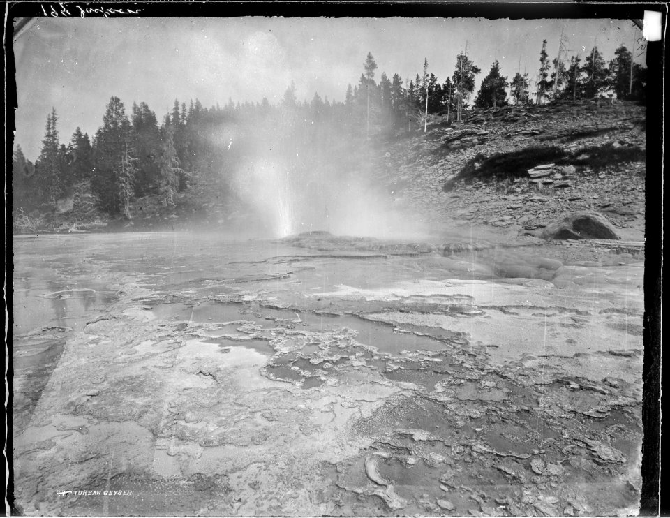Turban Geyser, Yellowstone - NARA - 516803