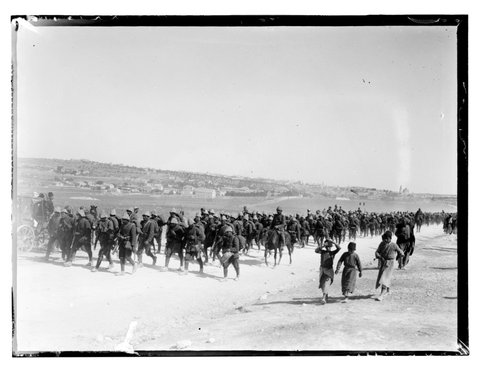 Turk mili. (i.e., military) WWI. German troops on parade. Parade 1 LOC matpc.11468