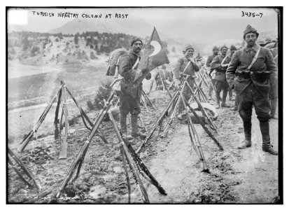 Turkish Infantry Column at rest LCCN2014698745