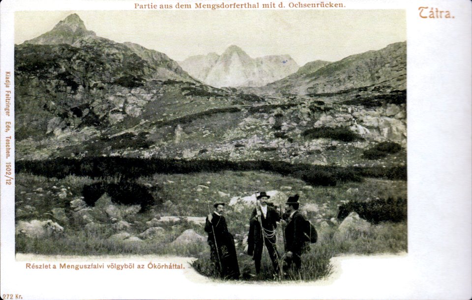Turisti v Mengusovskej doline