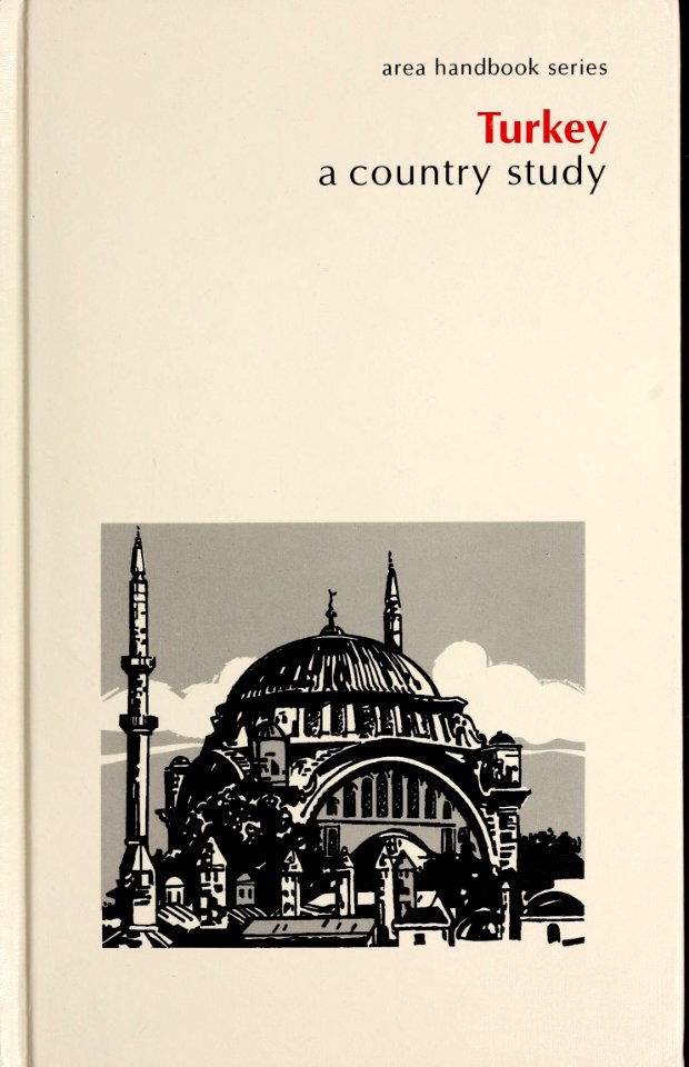 Turkey, a country study (1996) - title page