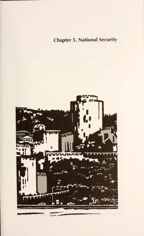 Turkey, a country study (1996) - The Rumeli Hisar or castle guards the Bosporus and Istanbul