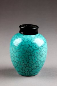 Turkos teburk i porslin, gjord i Kina på 1700-talet - Hallwylska museet - 95809