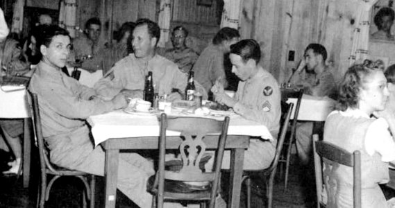 Turner Army Airfield - Table at Post Exchange Snack Bar