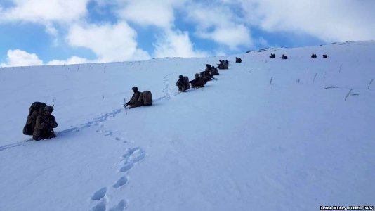 Turkish soldiers during operation against PKK