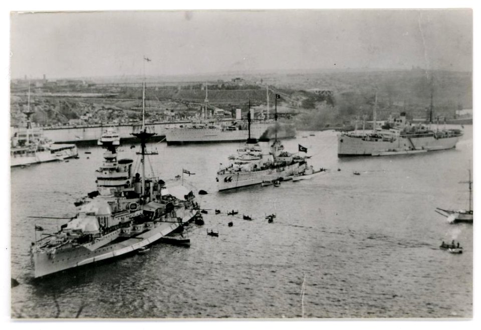 Turkish fleet in Malta 1936