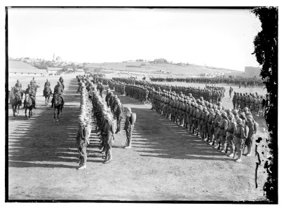 Turkish soldiers on parade grounds LOC matpc.08131