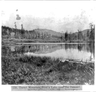 Turret Mountain from Lake near the Summit, Dutch Flat and Donner Lake Wagon Road, Placer County LCCN2002723101