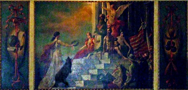 Turner Hall mural -- Turnvater Jahn