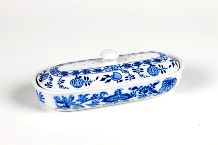 Tvålask från cirka 1850, gjord av benporslin - Skoklosters slott - 95298