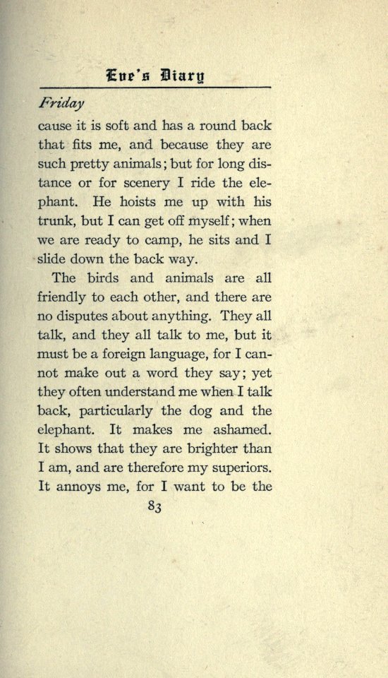 Twain - Eve's Diary, p. 083