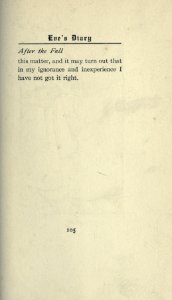 Twain - Eve's Diary, p. 105