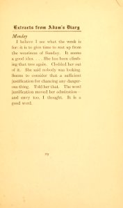 Twain - Extracts from Adam's Diary, p. 29