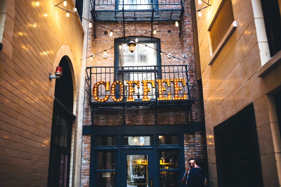 Coffee shop restaurant photo