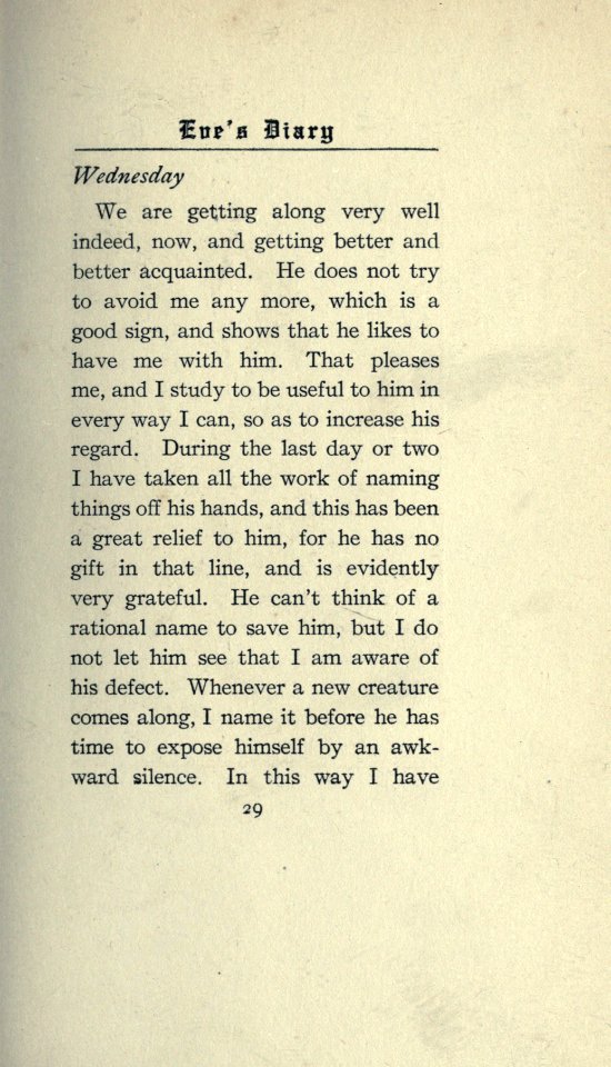 Twain - Eve's Diary, p. 029
