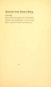 Twain - Extracts from Adam's Diary, p. 35