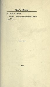 Twain - Eve's Diary, p. 109